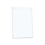 Sign Hldr Wall Dsp Portrait A4 Clr