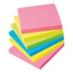 Xsticky Re-Move Note Neon Pk6