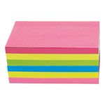 Xsticky Re-Move Note Neon Pk6