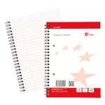Notebook A5+ Red/Wht Pk10
