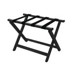 York Wooden Luggage Rack Black