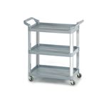Gpc 3 Shelf Service Trolley Grey