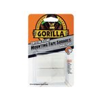 Gorilla Mounting Tape Squares Pk24
