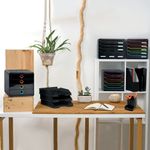 Forever Magazine Rack Black 180014D