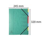 Europa 7 Part Organiser Green 54073E