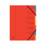 Europa 7 Part Organiser Red 54075E