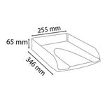 Skandi Letter Tray Ast. Col Pk 4