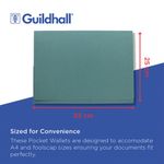 Guildhall Pkt Wlt 14X10 Blue Pk50