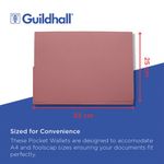 Guildhall Pkt Wlt 14X10 Pink Pk50