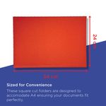 Guildhall Sq Cut Folder Red Pk100