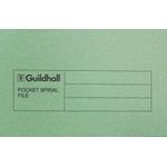 Guildhall Pkt Sprl File Grn Pk25
