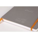 Rhodiarama Meeting Book A5+ Silver