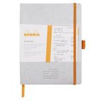Rhodiarama Meeting Book A5+ Silver