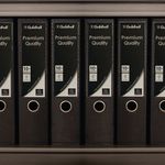 Guildhall Lach File A4 80Mm Blk Pk10