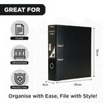 Guildhall Lach File A4 80Mm Blk Pk10