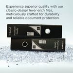 Guildhall Lach File A4 80Mm Blk Pk10