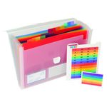 Exacompta 13Pkt Expand File Assd