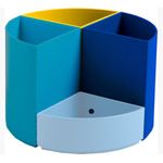 Exacompta Bee Blue Quarter Desk Tidy
