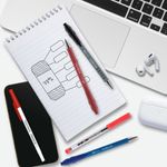 Papermate Flexgrip Gel Pens Blk Pk12