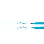 Papermate Flair Felt Tip Black Pk12