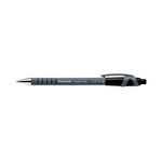 Papermate Flexgrip Retract Blk Pk12