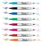 Sharpie Twin Tip Marker Assorted Pk8