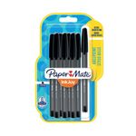 Papermate Inkjoy 100 Cap Med Blk Pk8