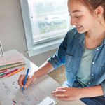 Papermate Flair Felt Pen Black Pk36