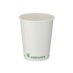 Sgl Wall Coffee Cup 8Oz Wht Pk1000