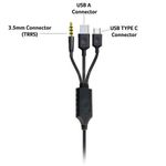 Connekt Gear Wired Hset Usb-A/Usb-C