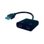 Connekt Gear Usb-A To 2X3.5Mm Jack