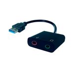 Connekt Gear Usb-A To 2X3.5Mm Jack