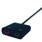 Connekt Gear Usb-A To 2X3.5Mm Jack
