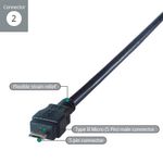 Usb 2 Charge/Sync Cbl A-B Micro Pk5