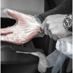 Gd52 Polt Disb Glove Clr S Pk100