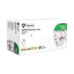 Shield Pf Latex Gloves L Pk100 Gd05