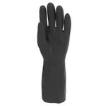 33Cm Industrial Rubber Glove Blk 10