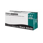 Handsafe Nitrile Gloves L Blk Pk100