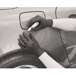 Handsafe Nitrile Gloves L Blk Pk100