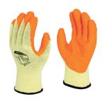 S Grip Crinkle Latex Glv Org 9 Pk12