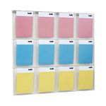 Helit Wall Display 12Xa4 Pockets Clr