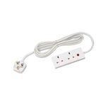 Ced 2-Way Extension Lead 5M White
