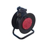 Ced Hd 2-Way 10 Amp Ext Reel 25M Blk