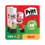Pritt Stick Glue Stick 43G Pk2