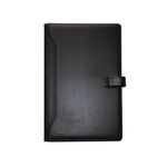 Monolith Conf Foldr Pu W/Pad A4 Blk