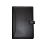 Monolith Conf Foldr Pu W/Pad A4 Blk