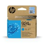 Hp 4K0U7Ne No 924E Cyan Ink 800 Pages