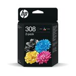 Hp 6L6S6Ue No 308 Blk/Col Ink 2 Pack