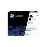 Hp Cf281A 81A Black Laserjet Toner Cart
