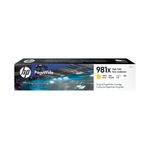 Hp L0R11A 981X Yellow Ink Cart Hi Yield